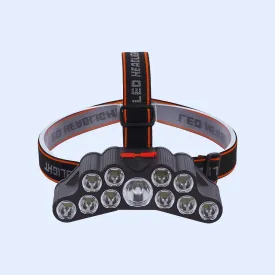🌟 Ultra-Bright Reachable LED Headlamp 11-Light - Waterproof & USB Rechargeable 🏕️💡