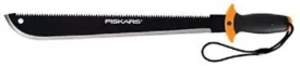Fiskars 370500-1005 18"  Combination Machete & Saw Tools With Lifetime Warranty - Quantity of 12