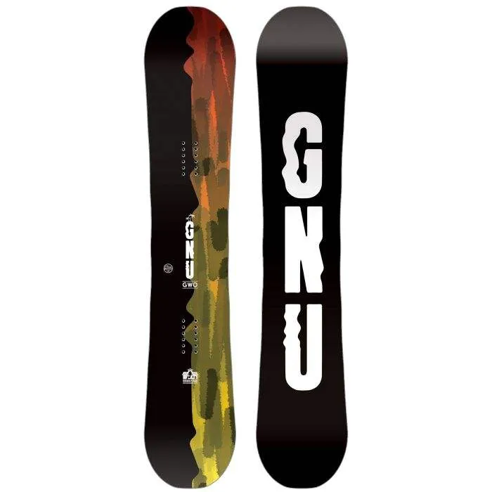 GNU GWO Snowboard - Men's 2025 | Prepared for anything with a catch-free, carvy, and floaty BTX Hybrid Contour
